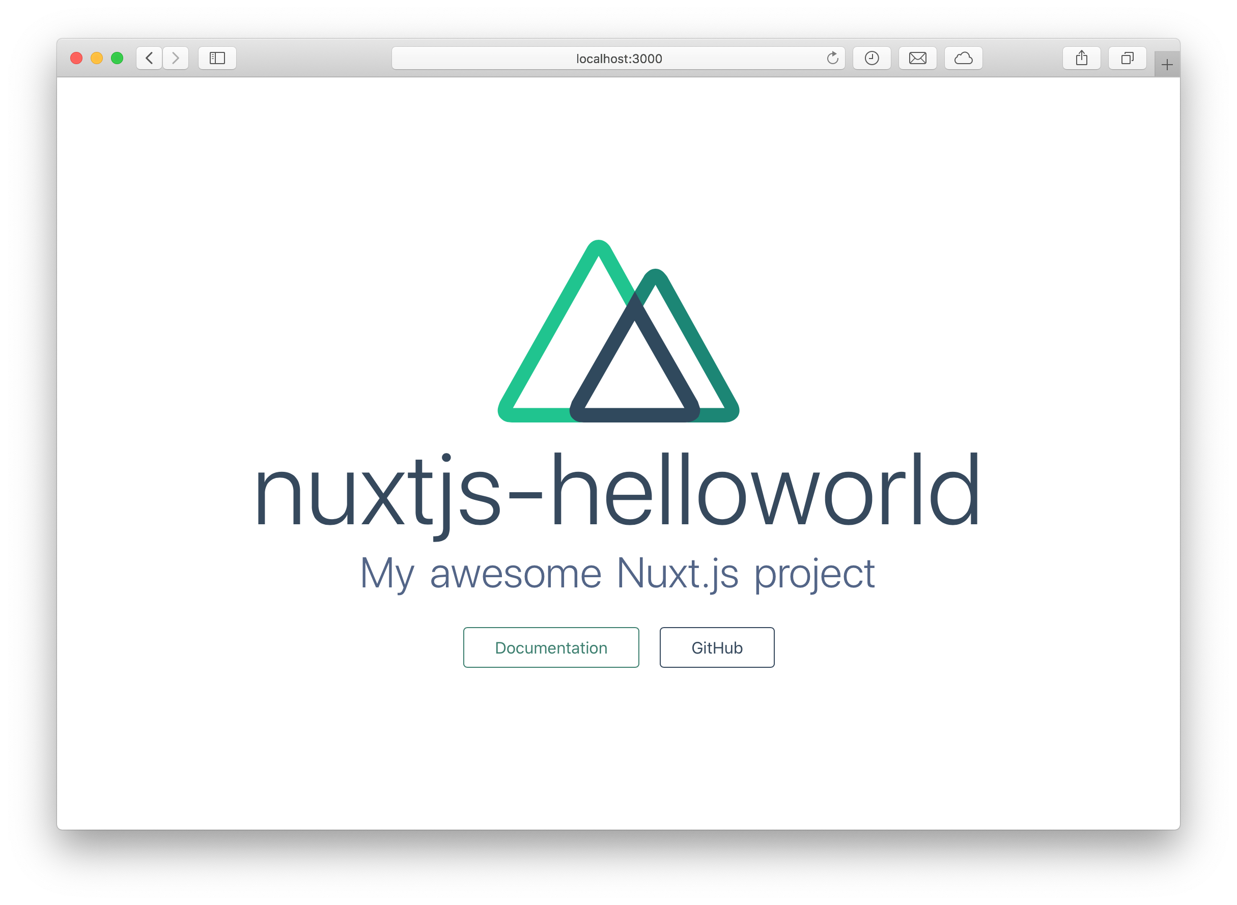 NuxtJS Hello World
